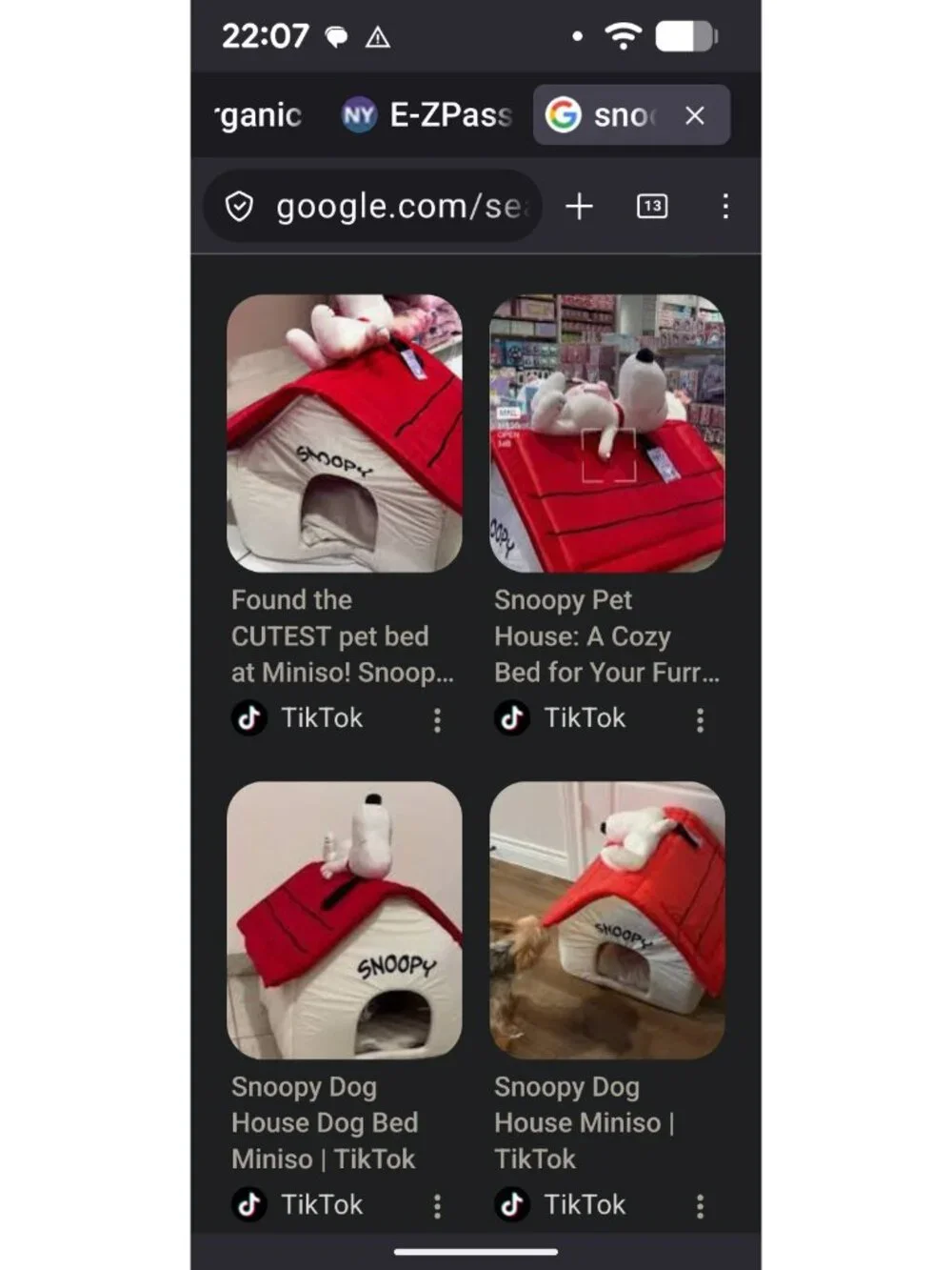Rare Miniso Snoopy Dog House Bed Pet  Red Roof Large Cat Plush Doghouse With Tag
